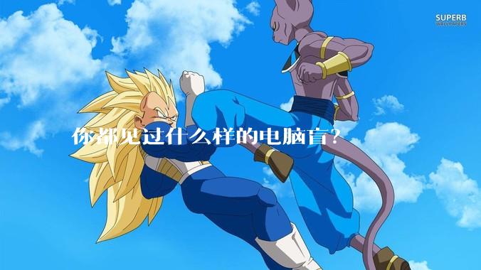 你都见过什么样的电脑盲？