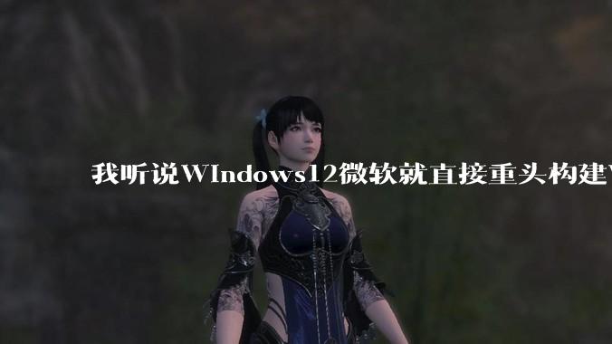 我听说Windows12微软就直接重头构建Windows了，就直接重构Win内核了，到底是不是真的?