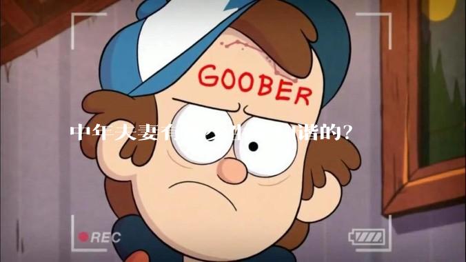 中年夫妻有多少生活和谐的？