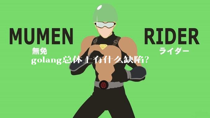 golang总体上有什么缺陷？