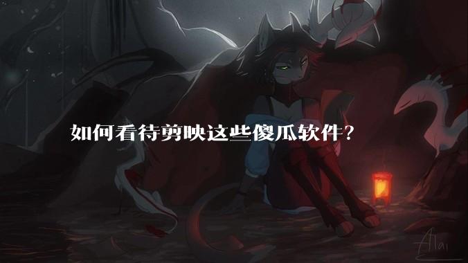 如何看待剪映这些傻瓜软件？