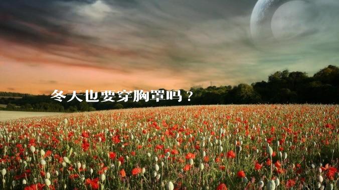 冬天也要穿胸罩吗?